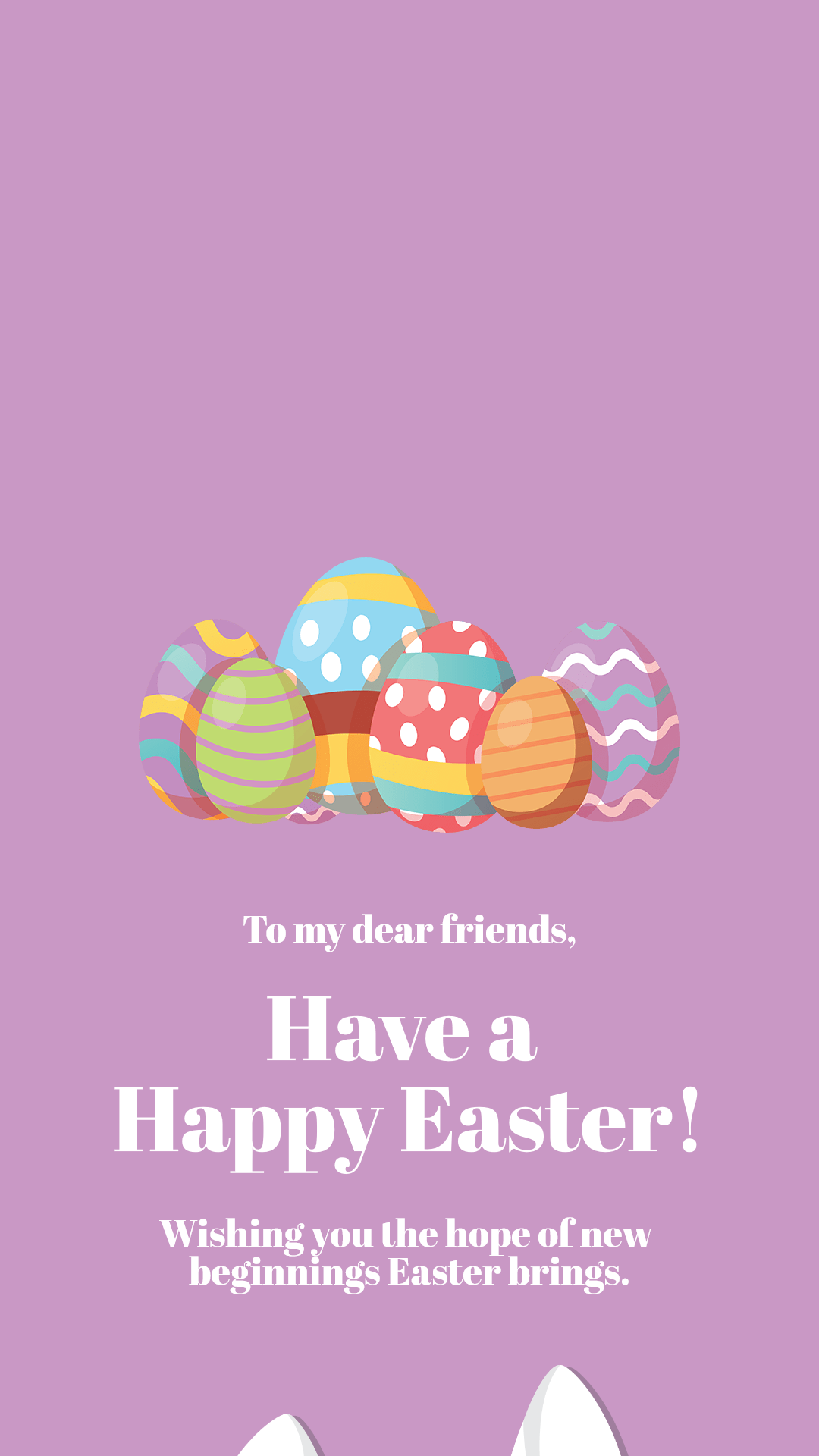 Happy Easter Design Template - Animation Template - #1579914