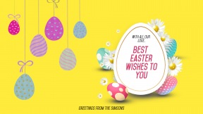 Happy Easter Design Template - #easter #anniversary