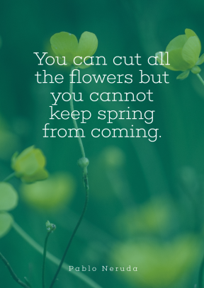 Spring Simple Quote Design - #quote #wording