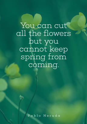 Spring Simple Quote Design - #quote #wording