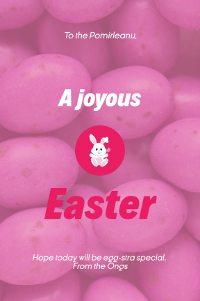 Anniversary Template for Happy Easter -  #anniversary #easter