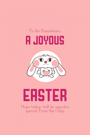 Anniversary Template for Happy Easter -  #anniversary #easter