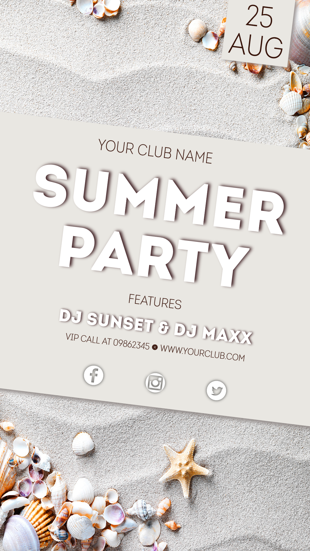 summer party #invitation #summer Design  Template 