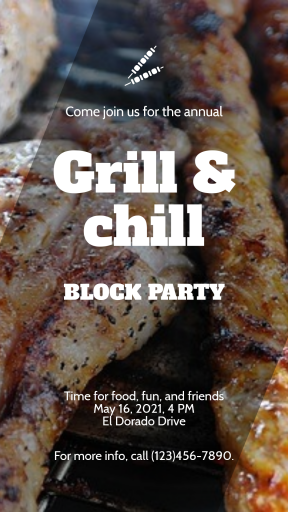 Grill and chill #invitation #grill #barbecue #food #bbq  #party