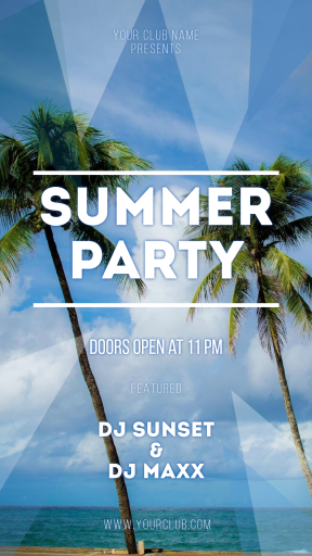 Summer party #invitation #poster #club #party #dj #vibes #club