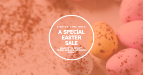 Sale Happy Easter Design Template - #invitation #sales #easter #anniversary