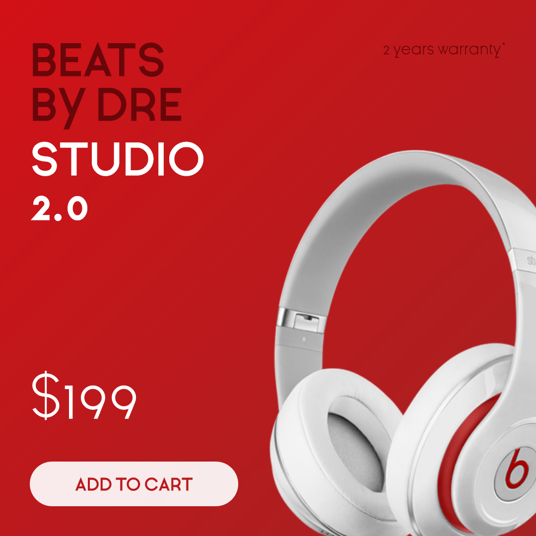 Sales Banner - Beats Headphones Animation  Template 