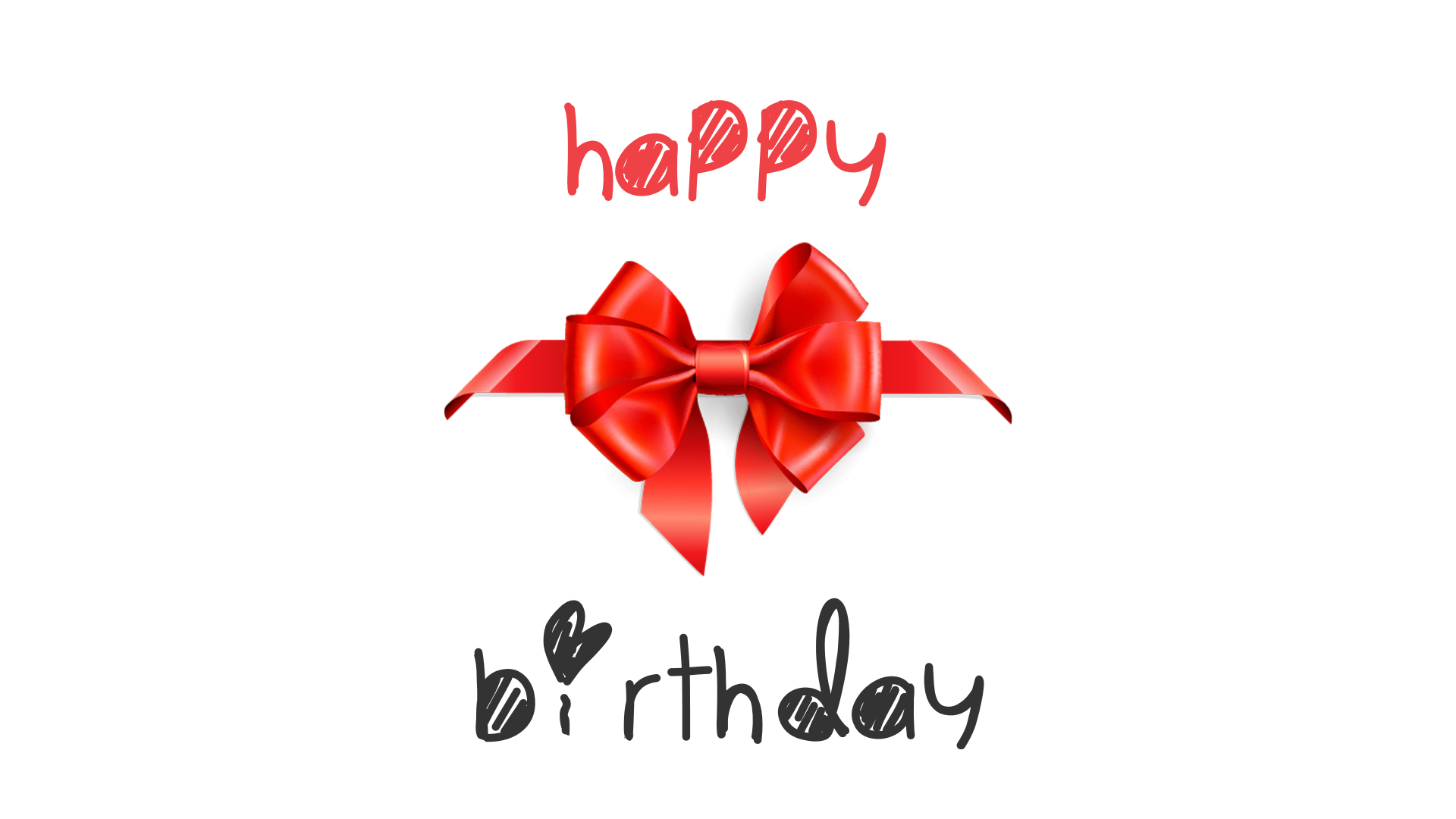 Happy Birthday Graphic for Your Animation  Template 