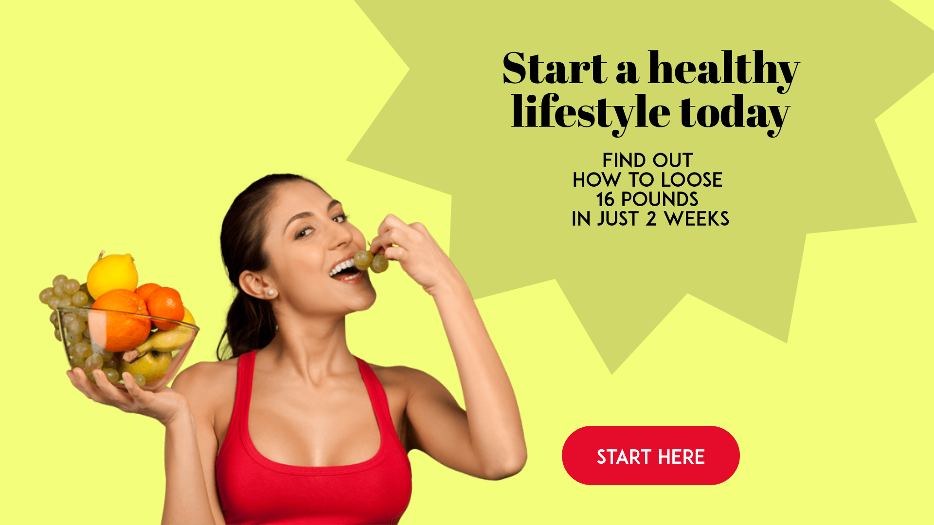 Start Living Healthy Customizable Animation  Template 