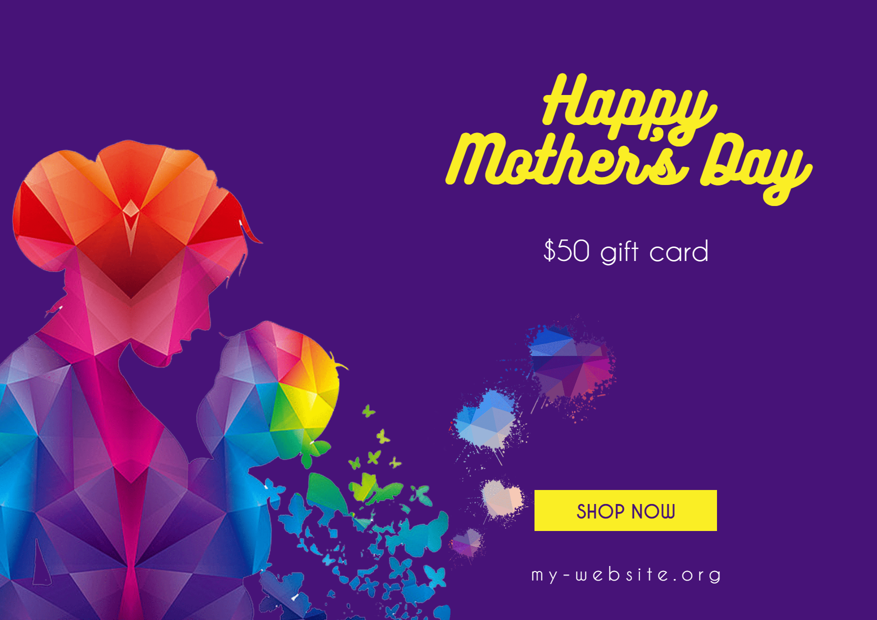 Happy Mother's Day Design  Template 