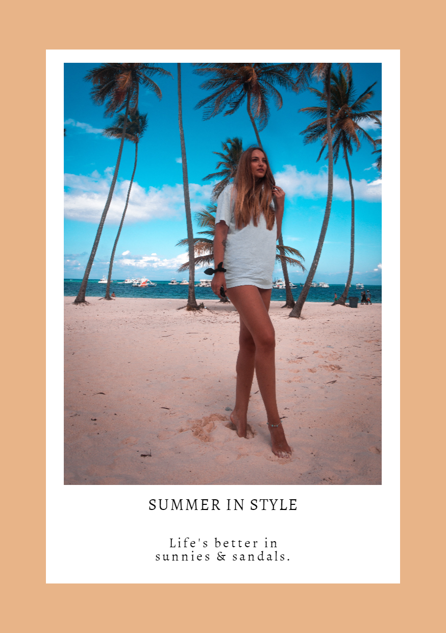 Customizble Summer in Style Graphic Design  Template 