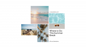 Editable Summer Travel Photo Collage