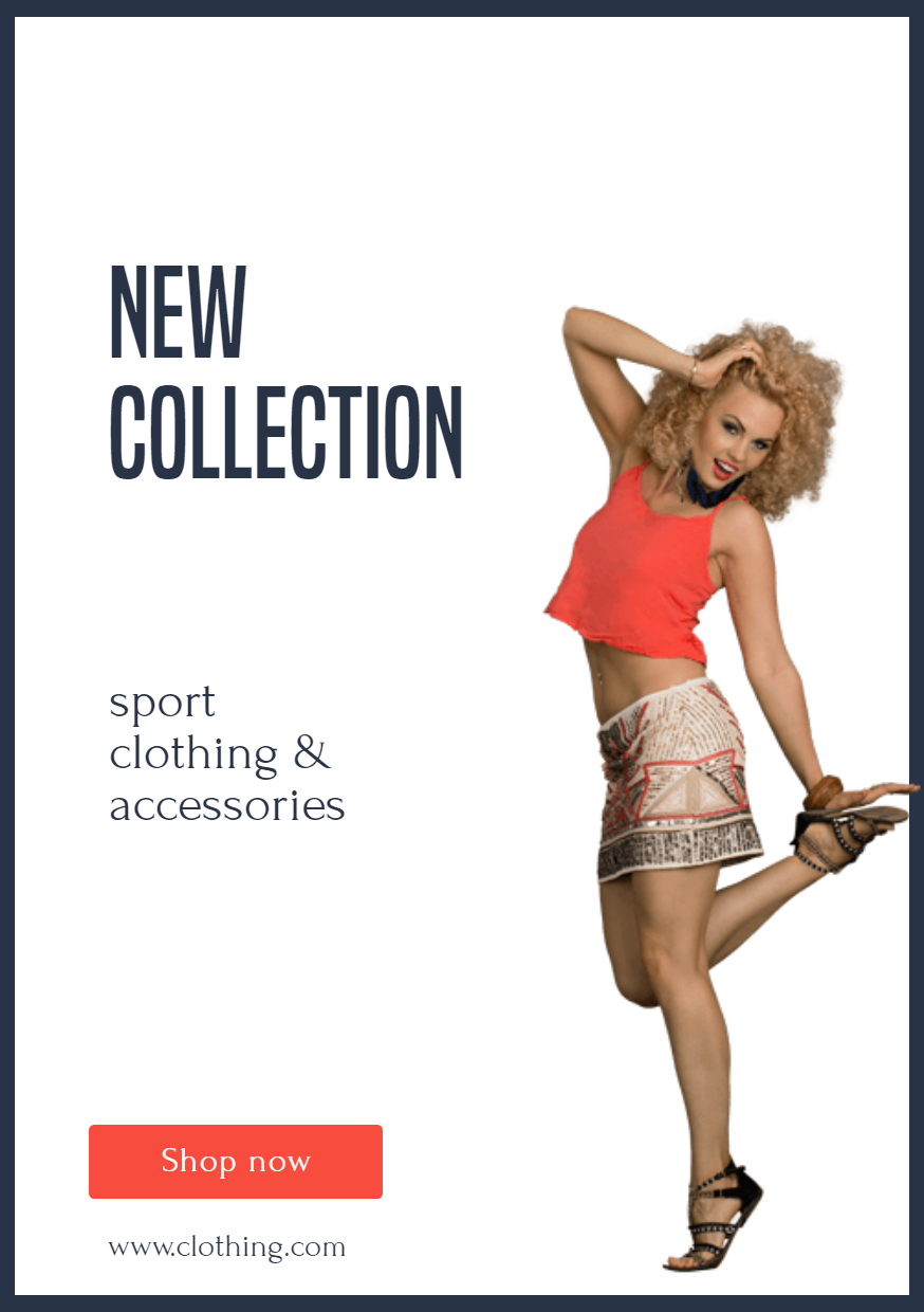 Latest sport clothing - New Sport Design  Template 