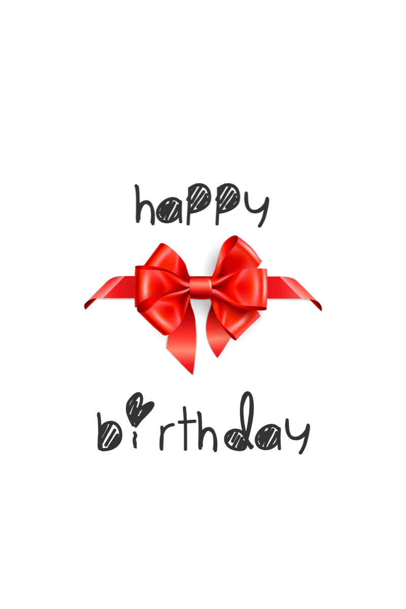 Happy Birthday Graphic for Your Design  Template 