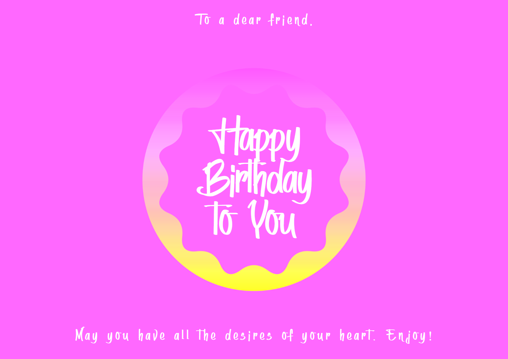 Happy Birthday Graphic for Design  Template 