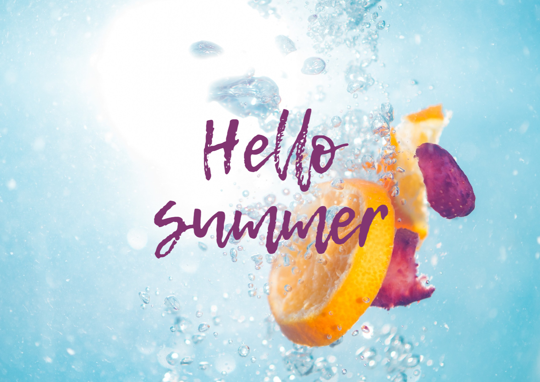 Blog Display Creative - Hello Summer Design  Template 
