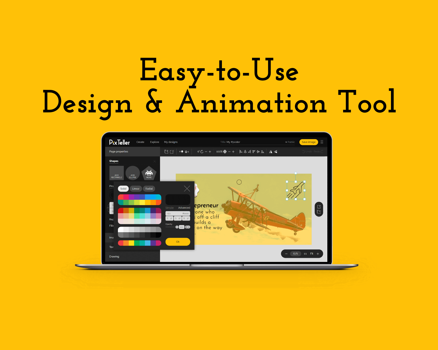 Easy-to-Use design & animation tool