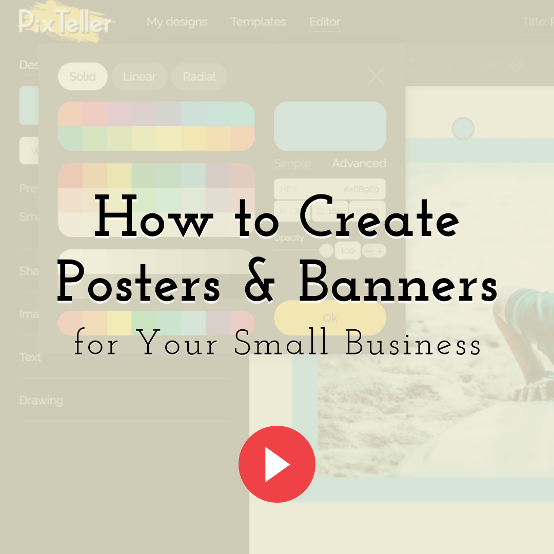 How to Create Posters and Banners Design  Template 