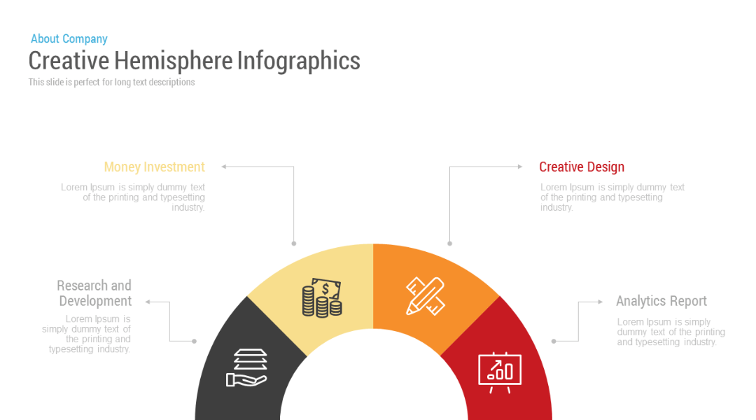 Creative Hemisphere Infographics Free Google Slides Themes