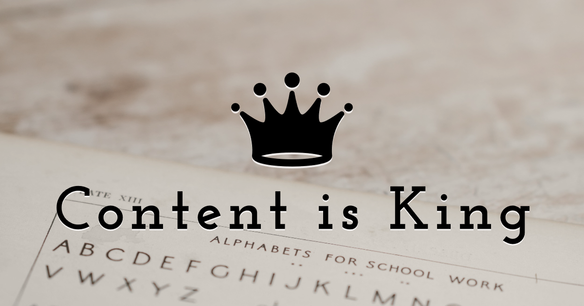 Content is King Design  Template 