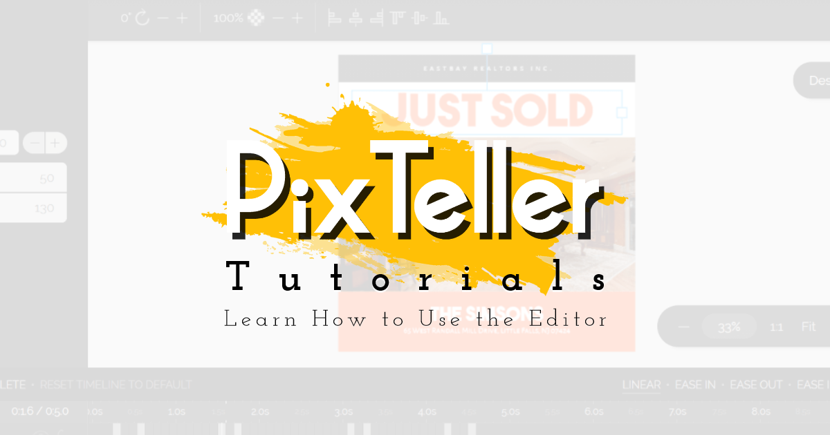 Learn how to use PixTeller editor