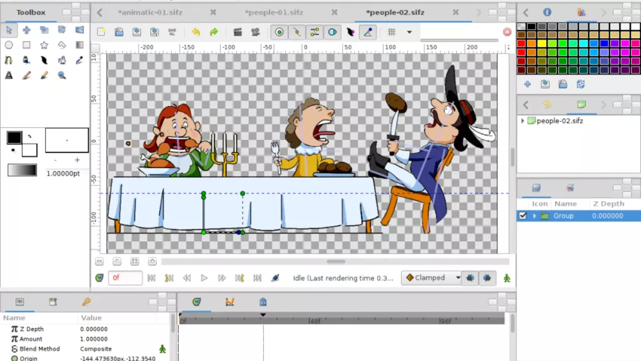 Synfig Studio Screenshot