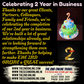 the 2nd online , the 2nd business anniversary
