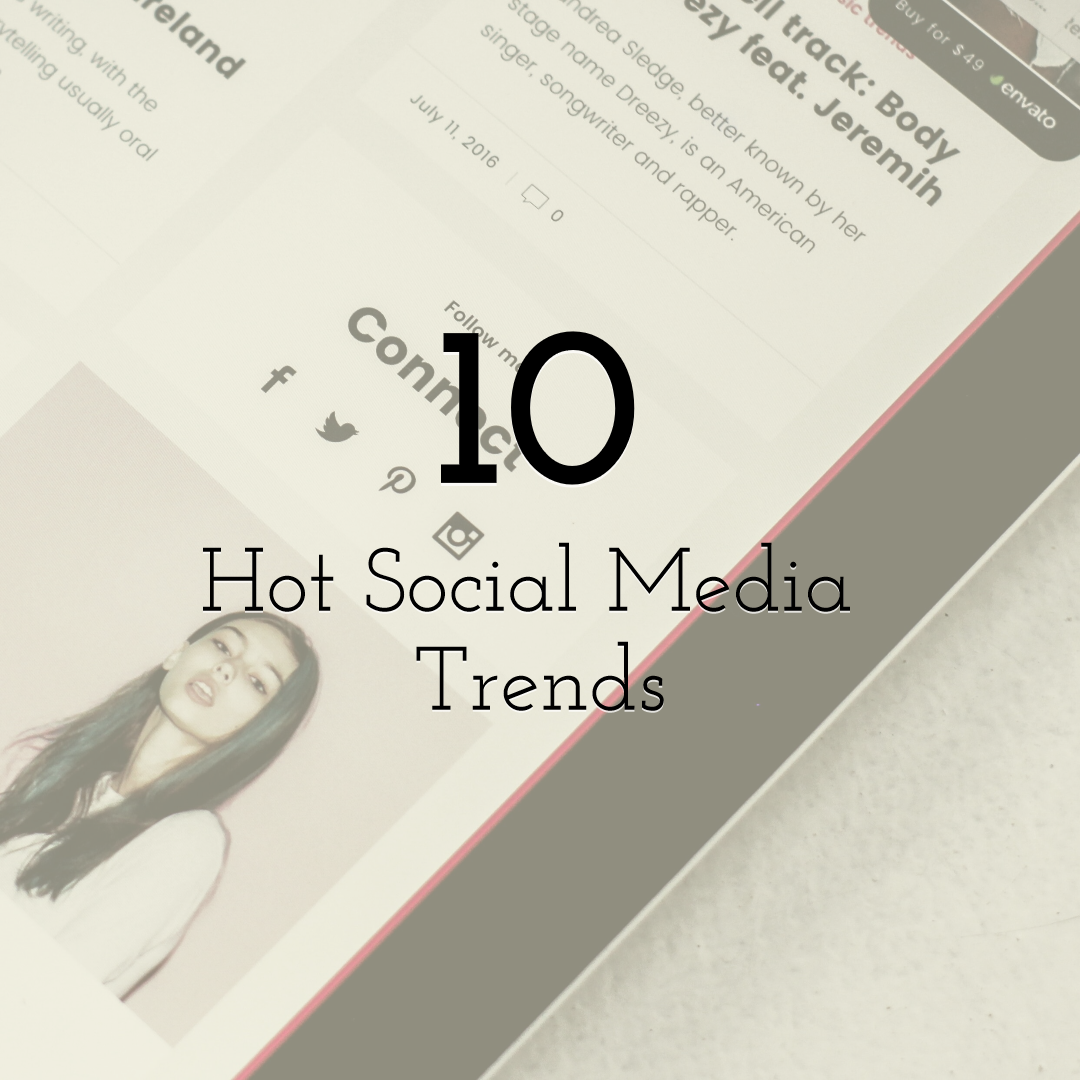 10 Hot Social Media Trends 