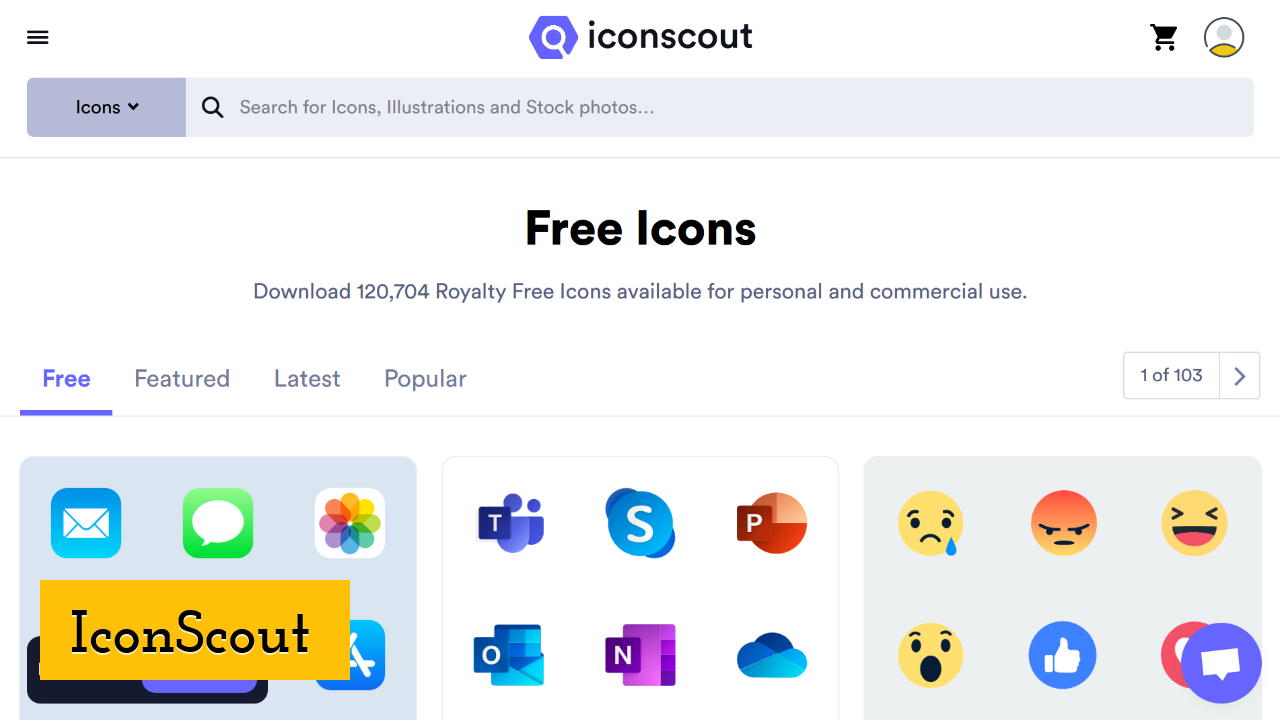 IconScout screenshot