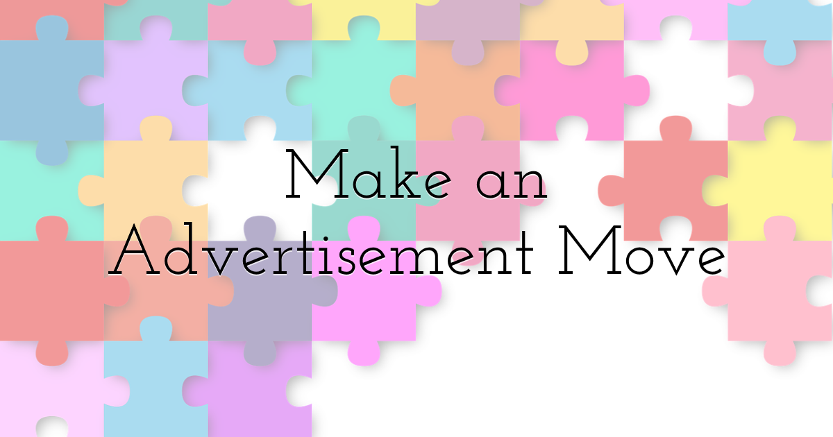 Make an advertisement move