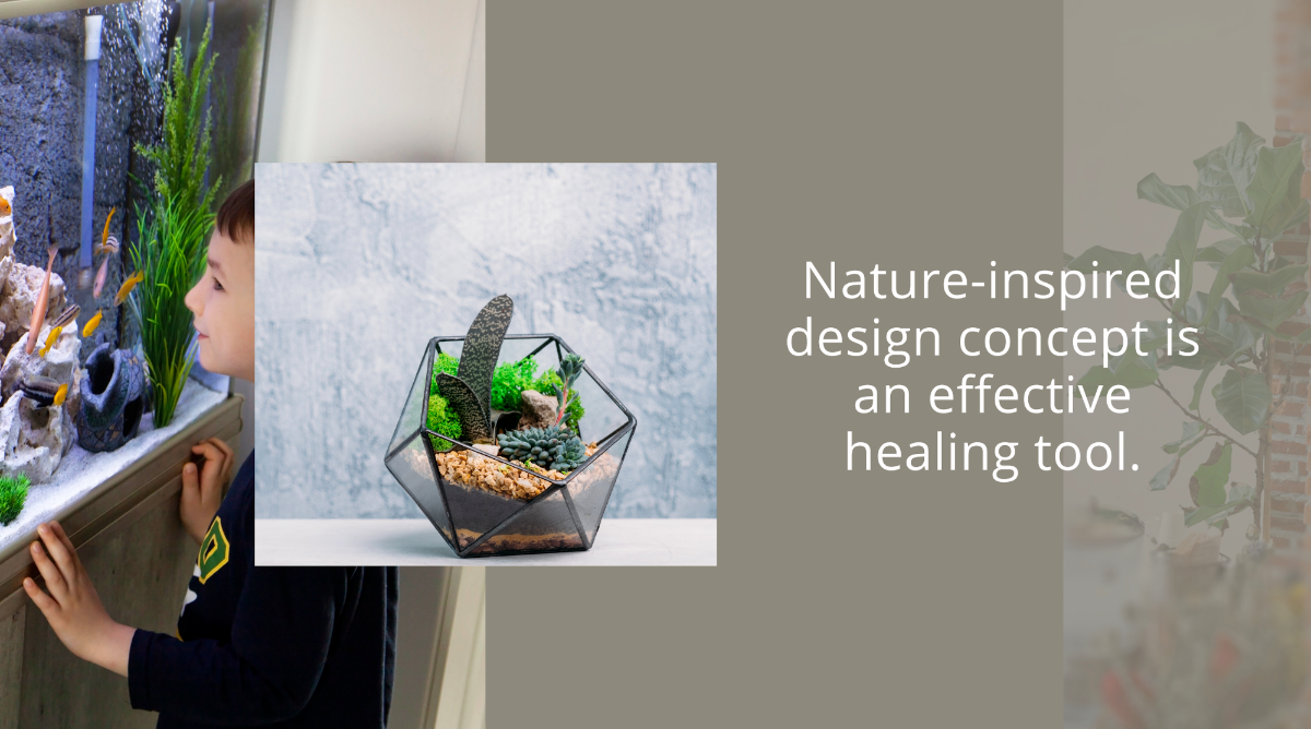 Nature-Inspired Design Concept is an Effective Healing Tool