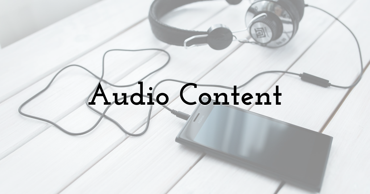 Audio Content