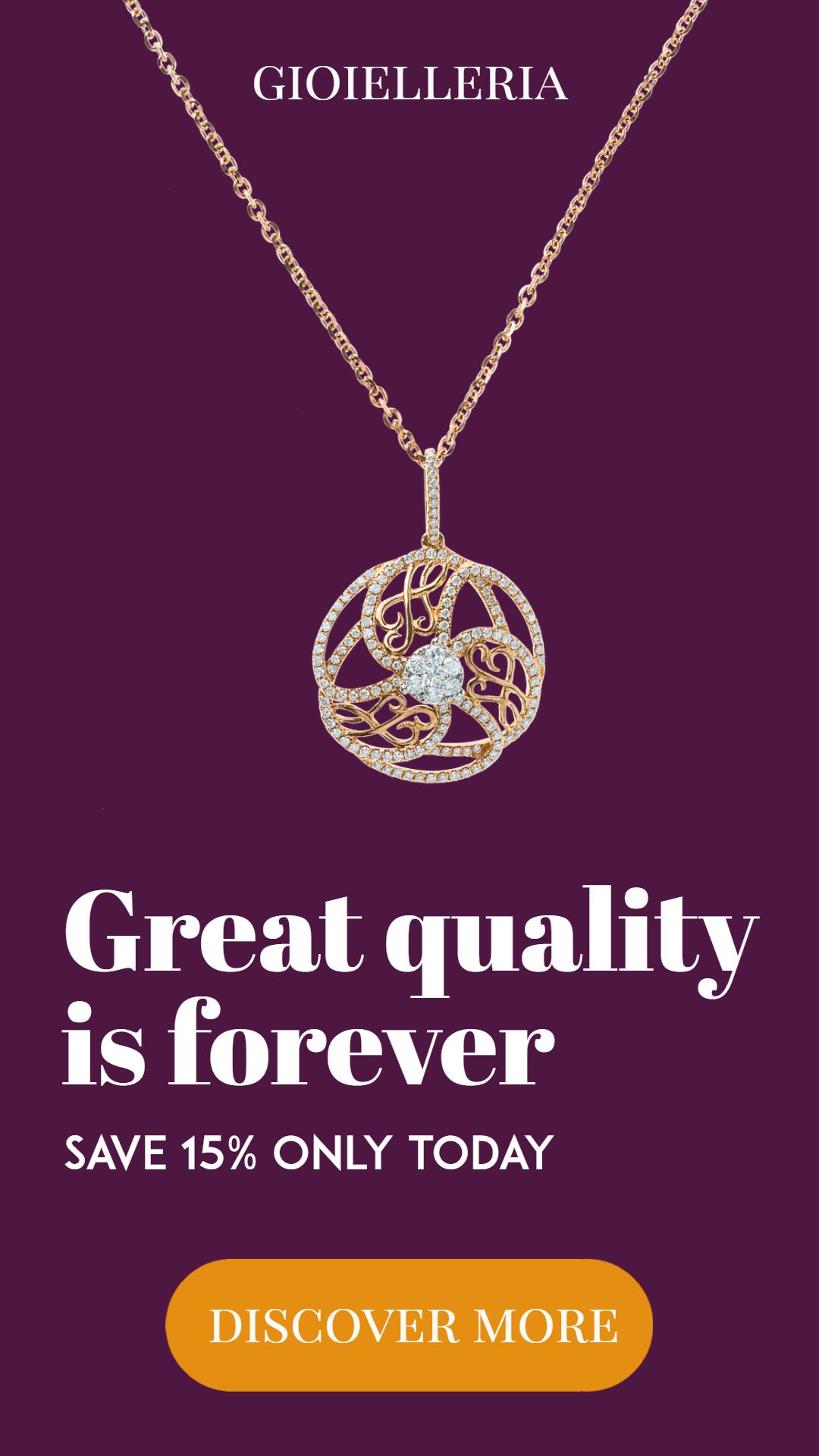 Jewelry Necklace Sales Banner Animation  Template 