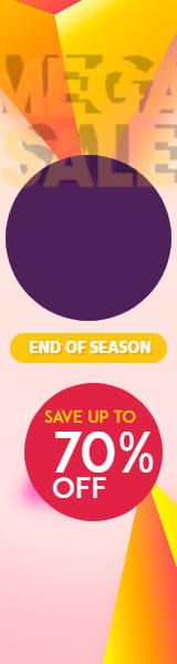 Mega Sale End of Season Banner Animation  Template 