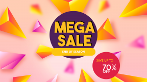 Mega Sale End of Season Banner
