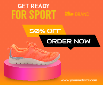 Running Shoes Sales Banner Animation  Template 