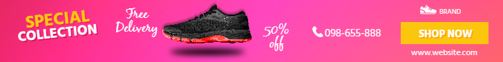 Sneakers Sport Gym Sale Banner Design  Template 