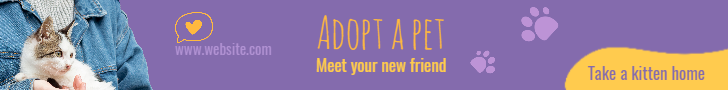 Adopt Cat Pet Animation  Template 
