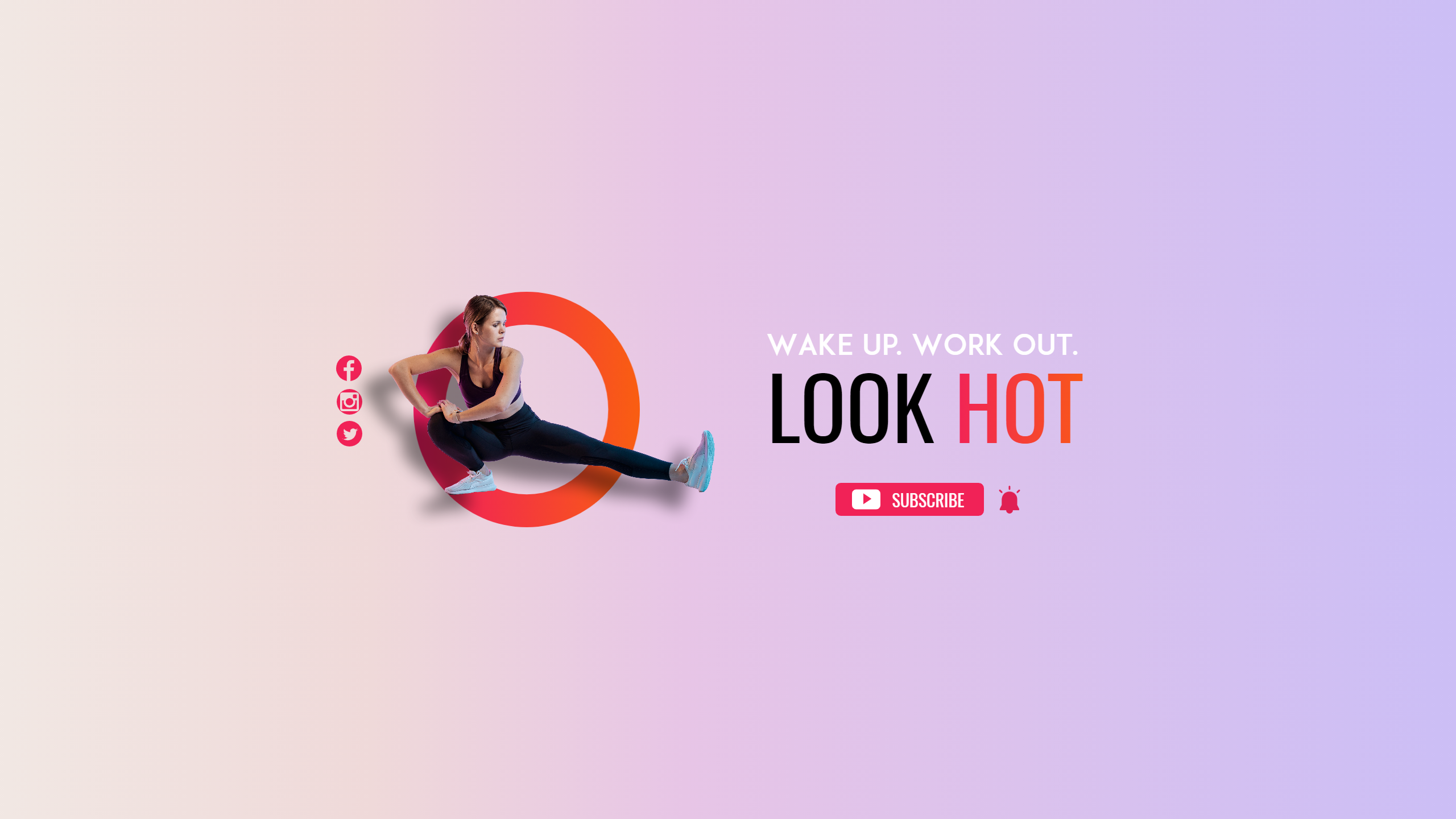 Youtube Fitness Health Sport Channel Design  Template 