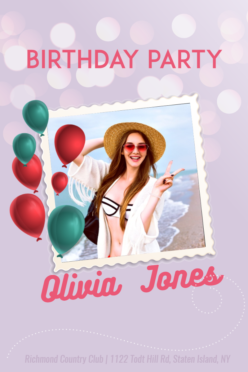 Birthday Party Happy Birthday Party Design  Template 