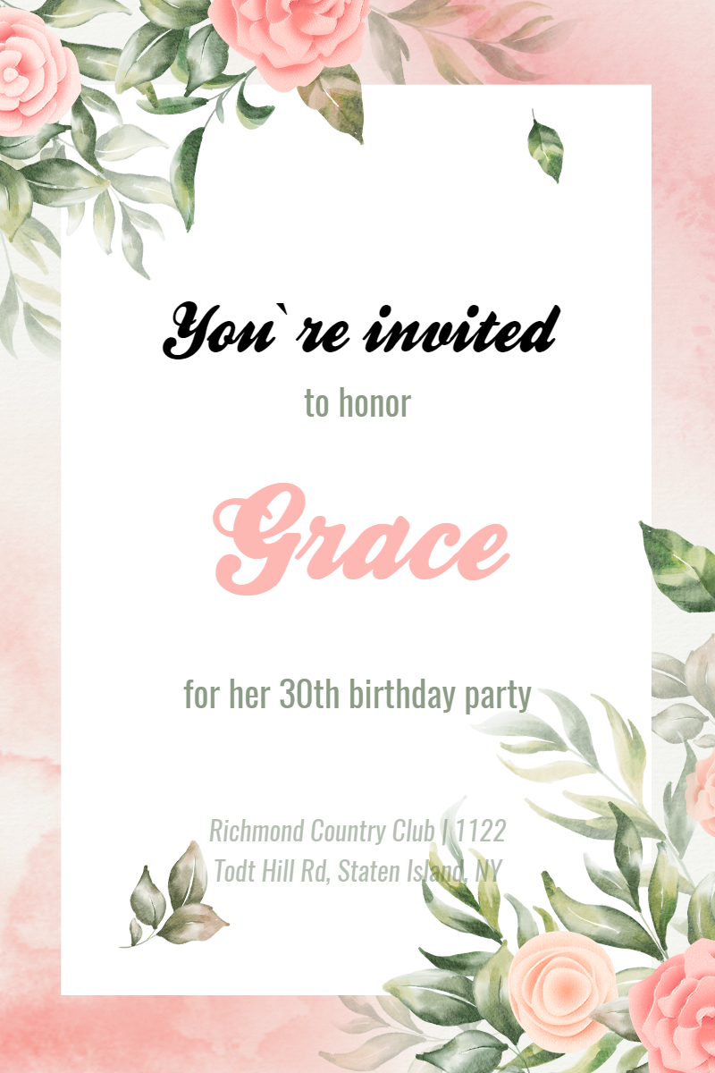 Birthday Party Happy Birthday Party Design  Template 