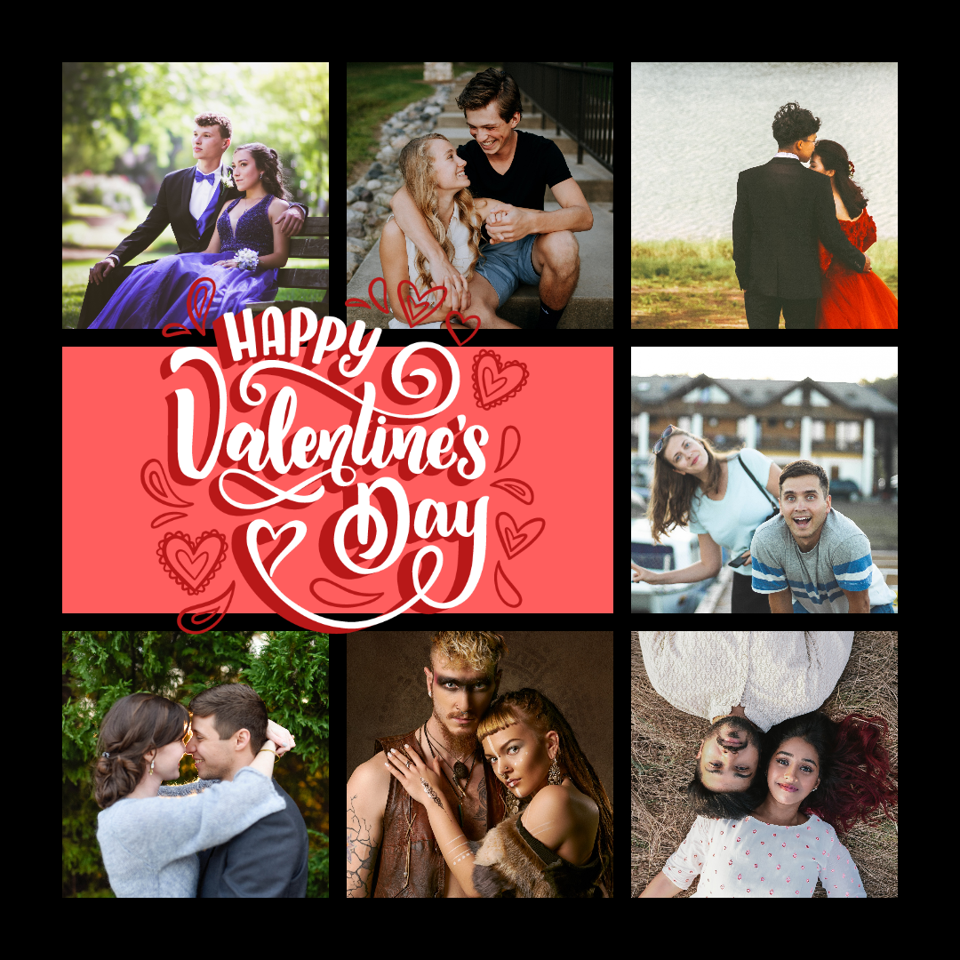 Happy Valentine's Day love couples Design  Template 
