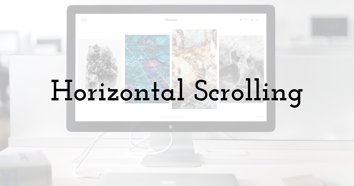 Horizontal Scrolling