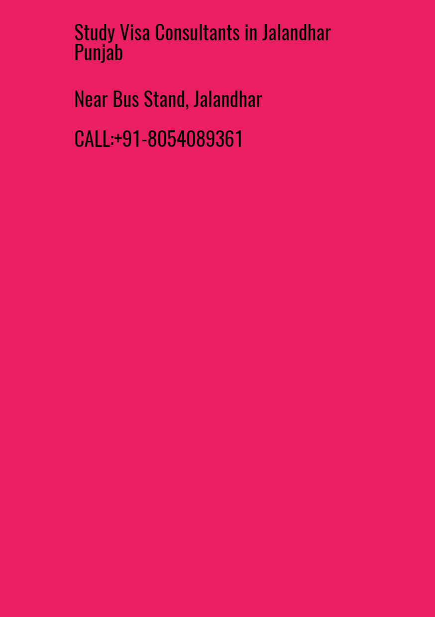 Study Visa Consultants in Jalandhar Design 