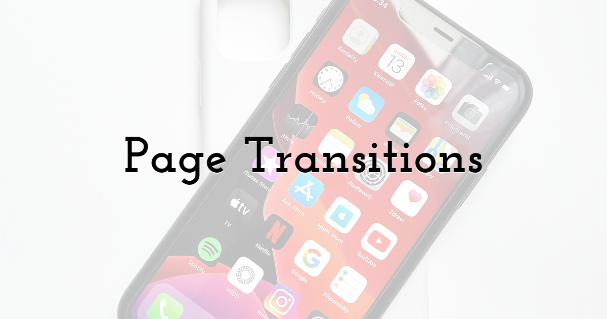 Page Transitions