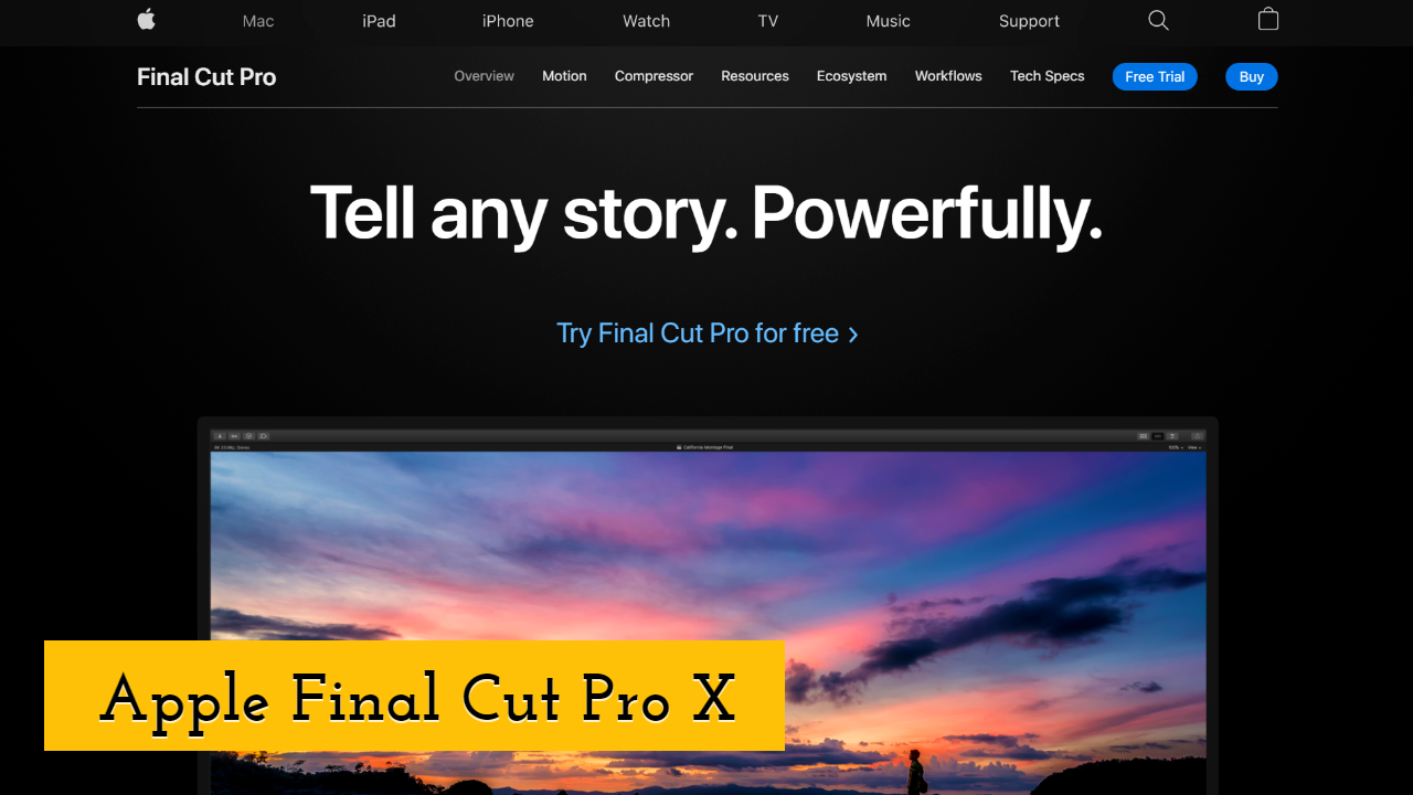 Apple Final Cut Pro X 
