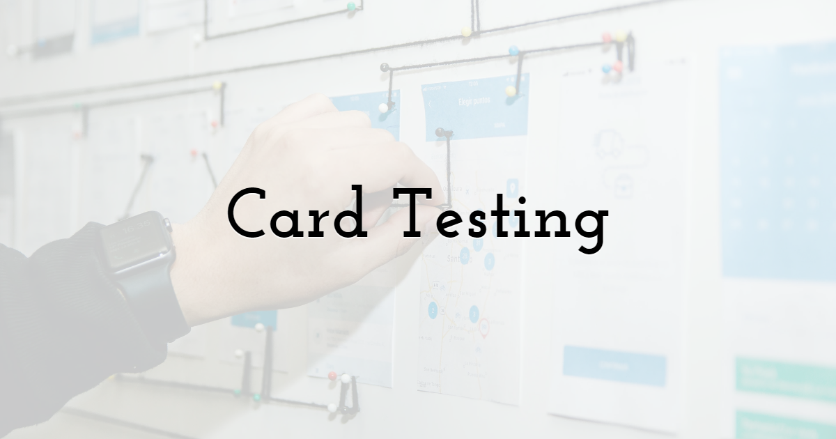 Card Testing