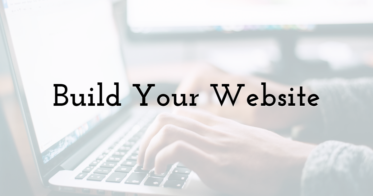  Build Your Website