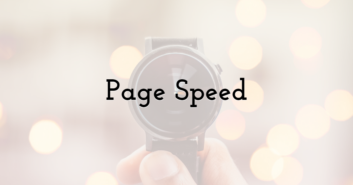 Page Speed