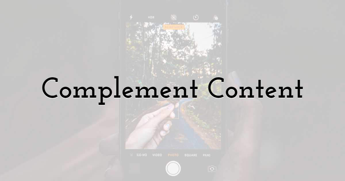 4. Complement Content